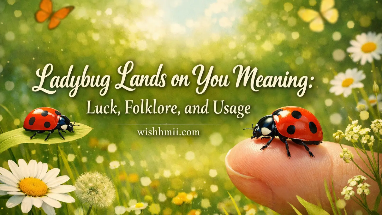 Ladybug Lands on You Meaning: Luck, Folklore, and Usage