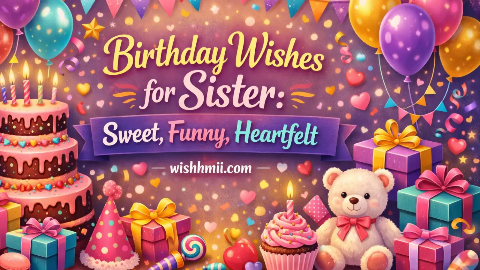 Birthday Wishes for Sister: Sweet, Funny, Heartfelt