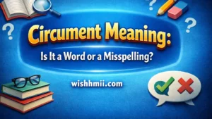 Circument Meaning: Is It a Word or a Misspelling?