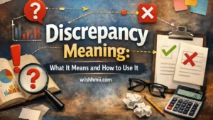 Discrepancy Meaning: What It Means and How to Use It