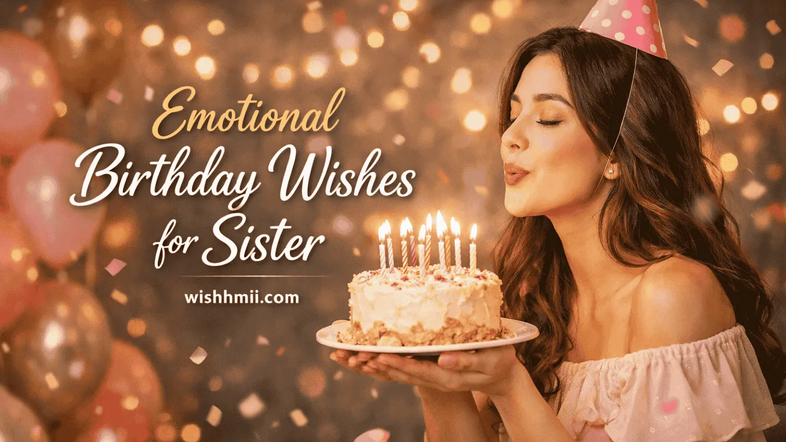 Emotional Birthday Wishes for Sister