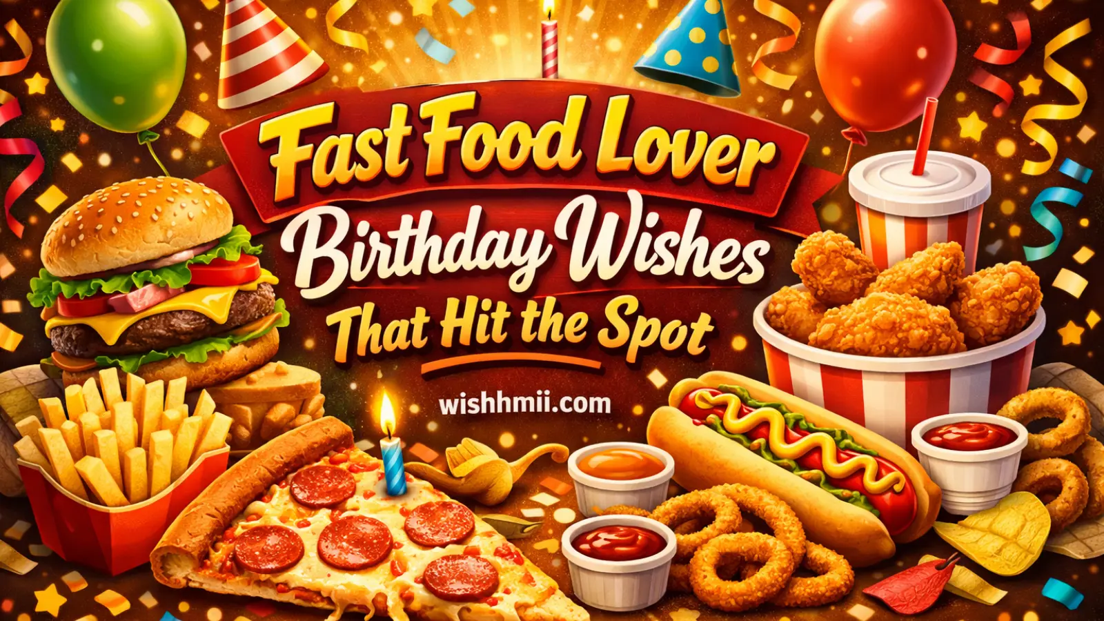 Fast Food Lover Birthday Wishes That Hit the Spot