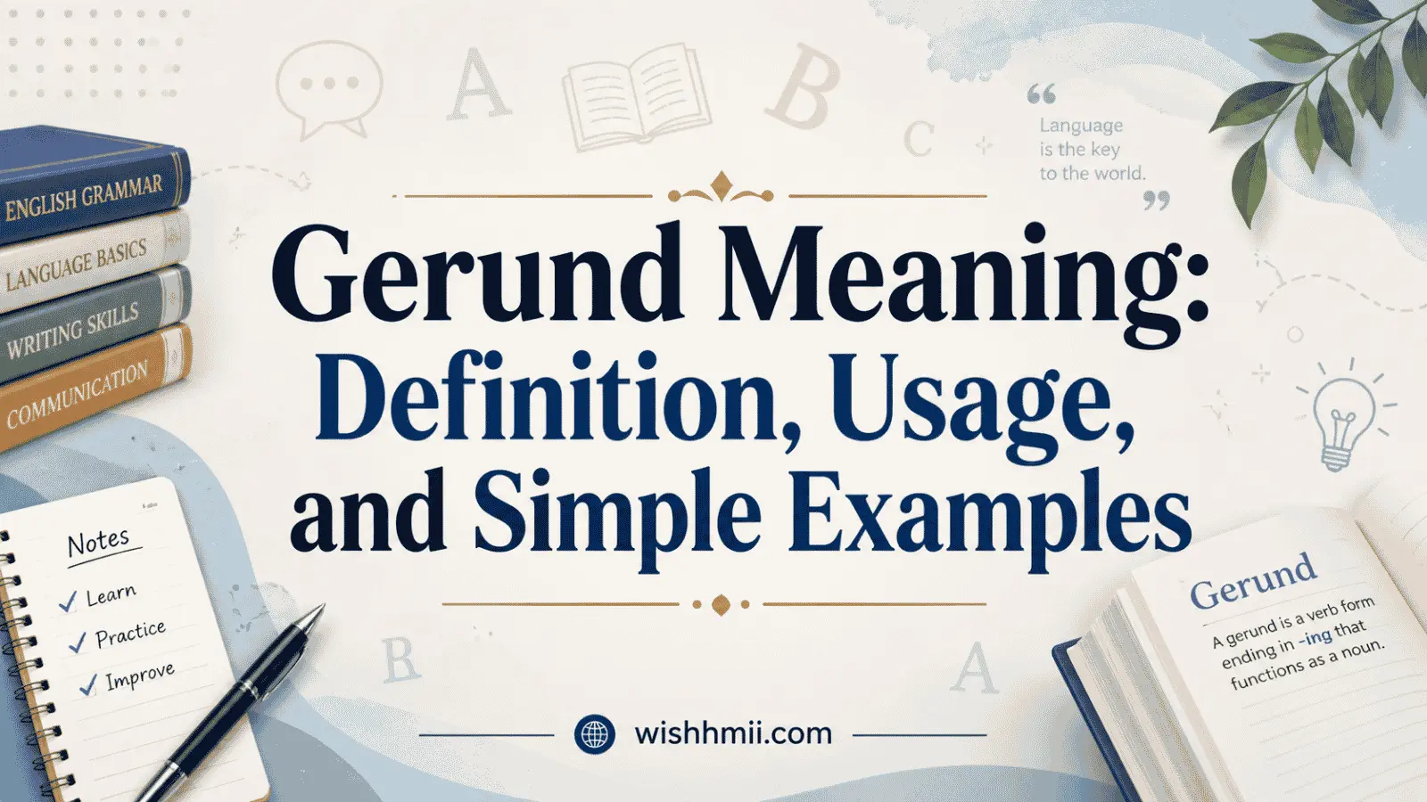 Gerund Meaning: Definition, Usage, and Simple Examples
