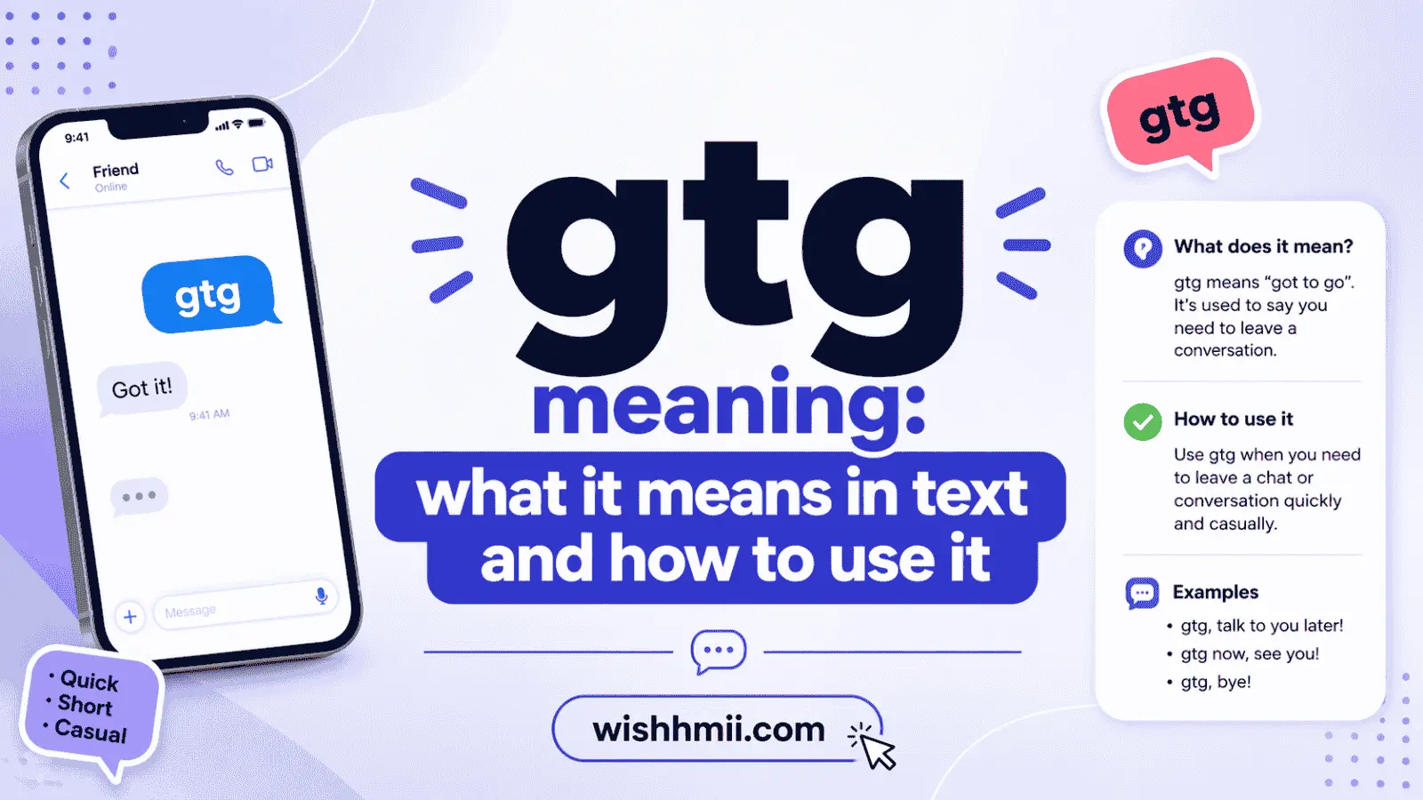 gtg meaning: what it means in text and how to use it