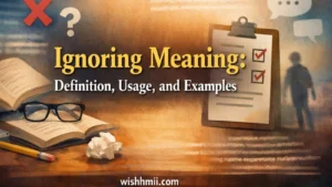 Ignoring Meaning: Definition, Usage, and Examples