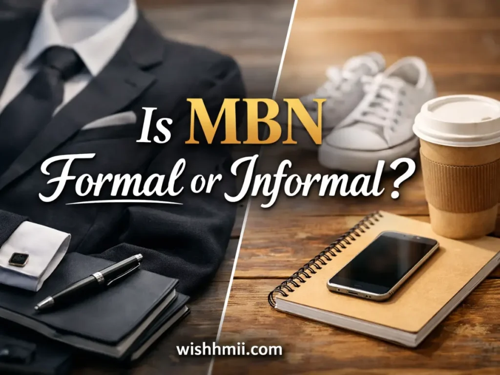 Is MBN Formal or Informal?