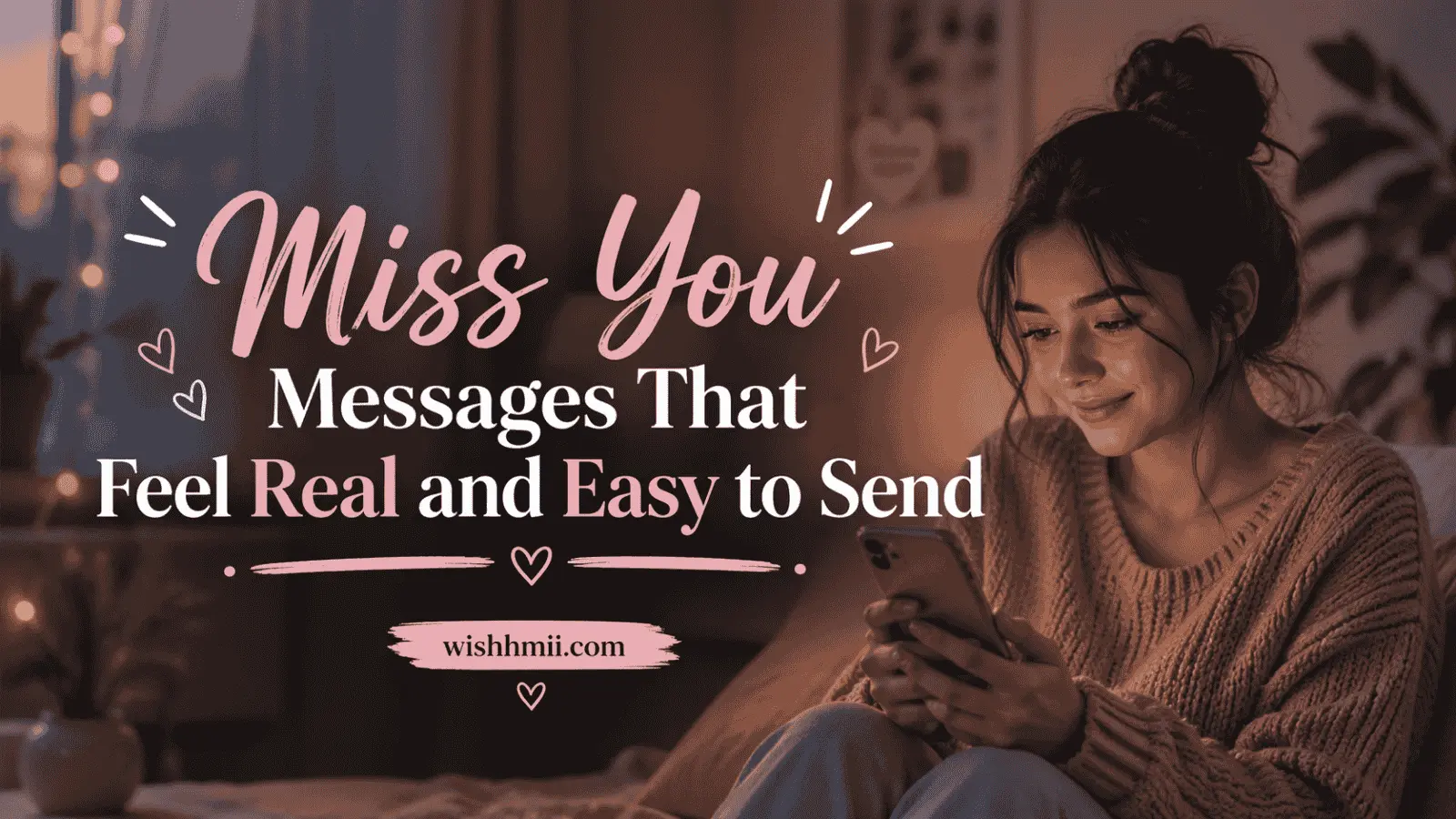 Miss You Messages That Feel Real and Easy to Send