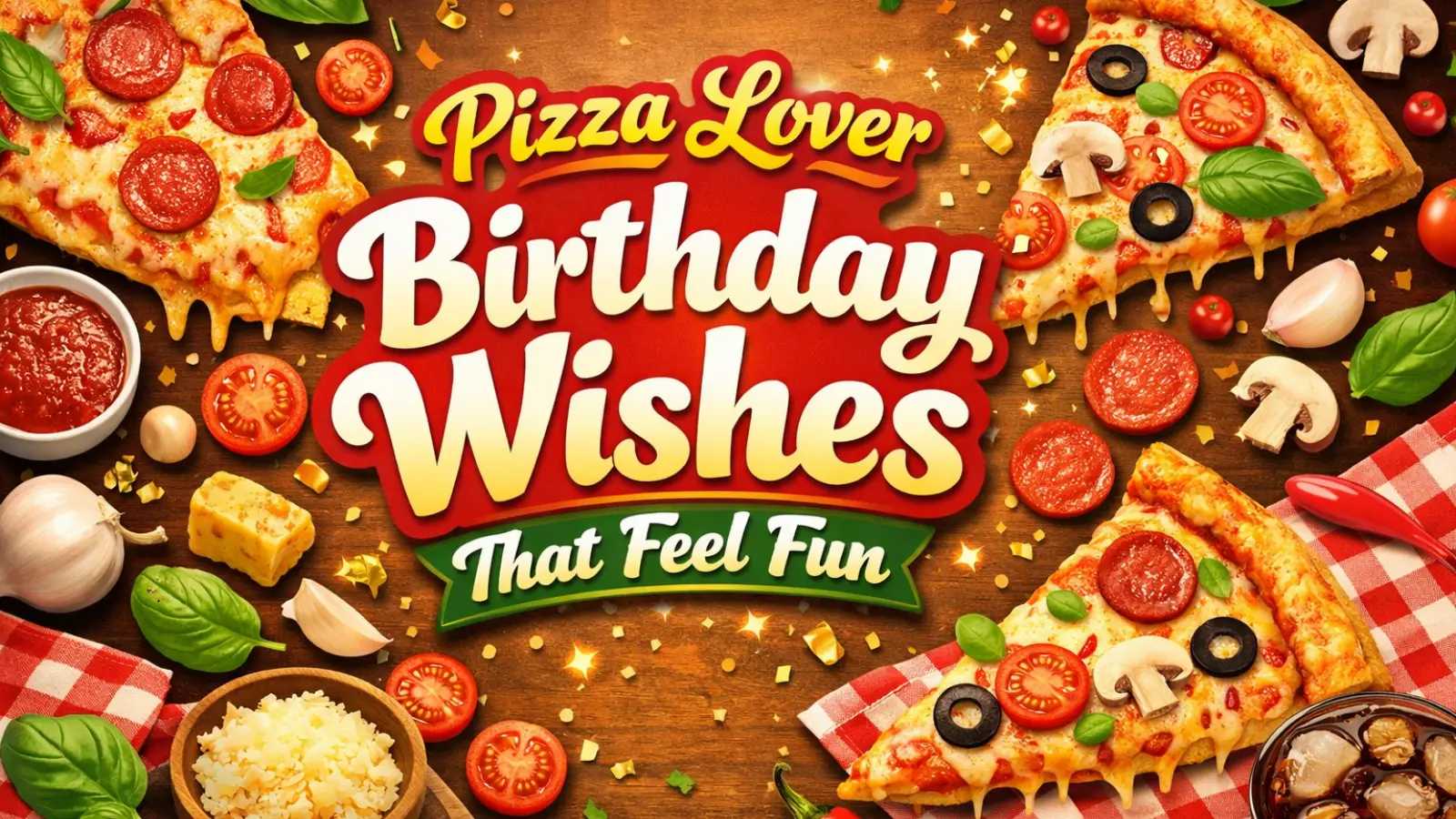 Pizza Lover Birthday Wishes That Feel Fun