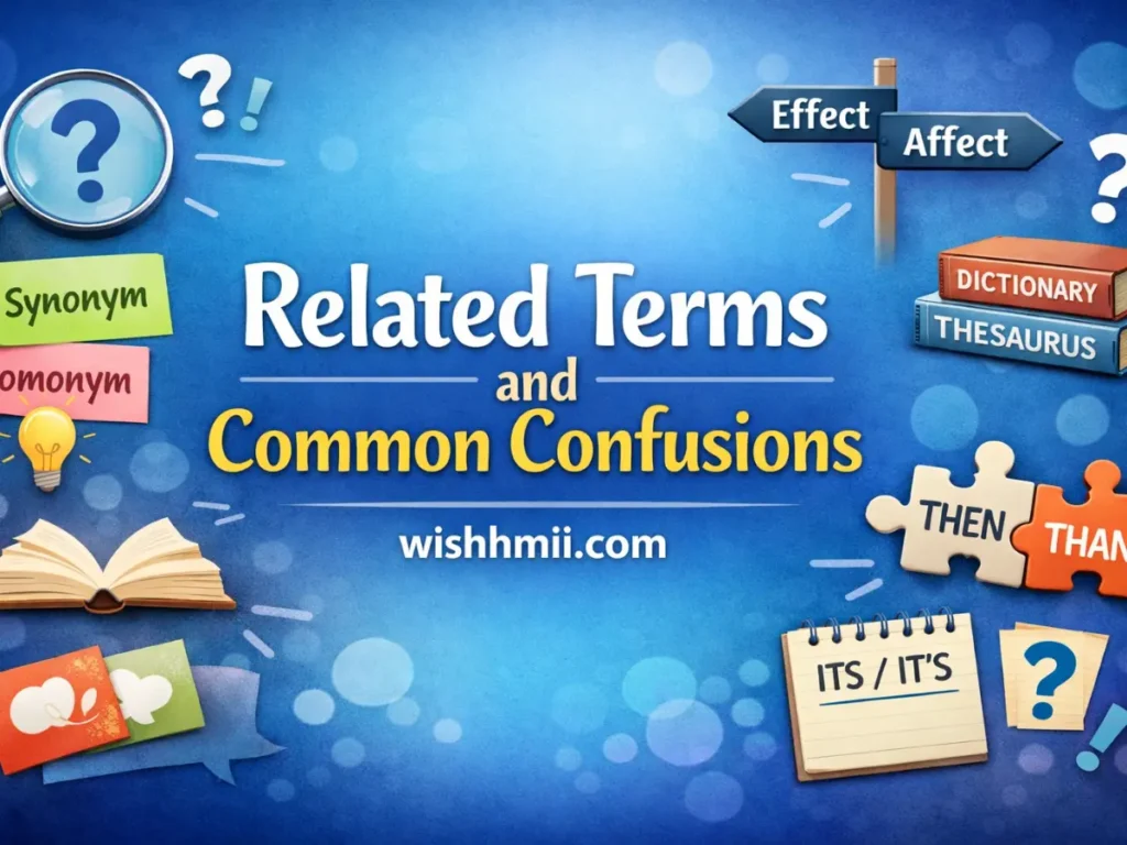 Related Terms and Common Confusions