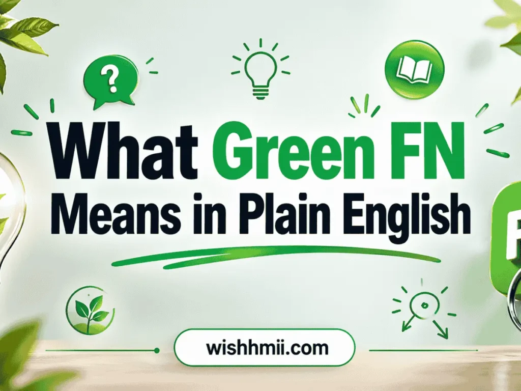 What Green FN Means in Plain English