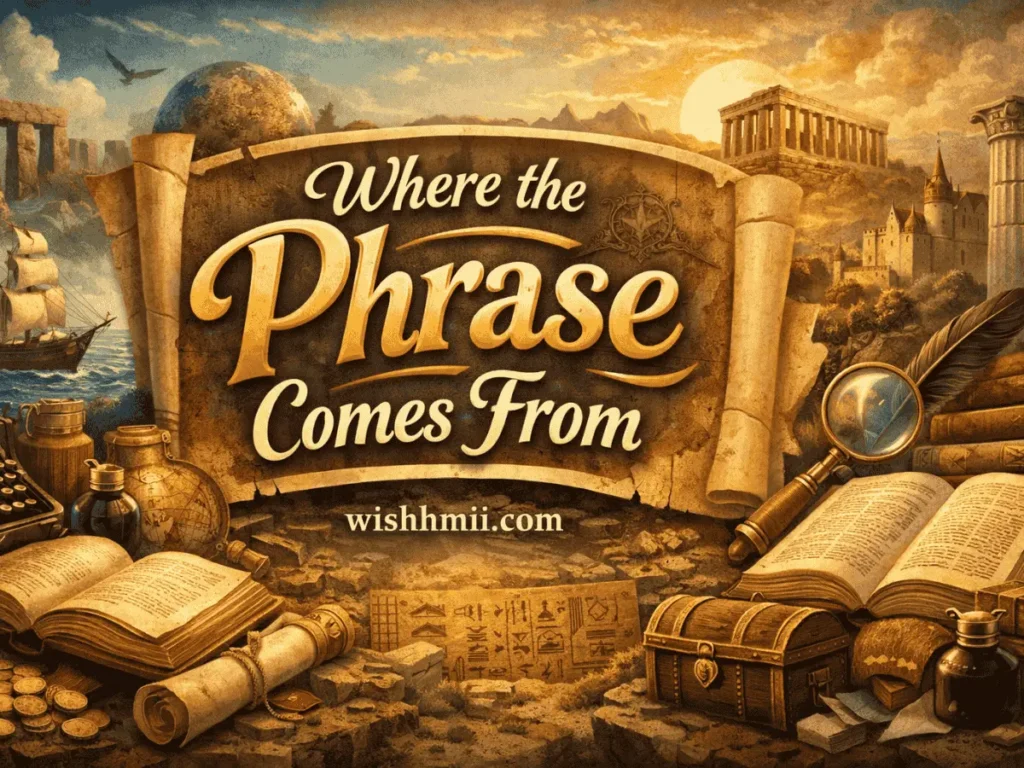 Where the Phrase Comes From