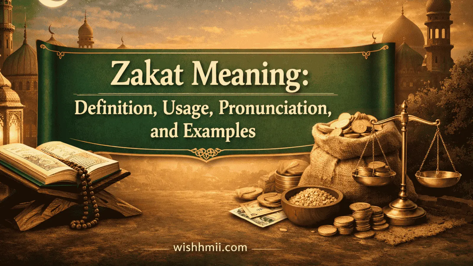 Zakat Meaning: Definition, Usage, Pronunciation, and Examples