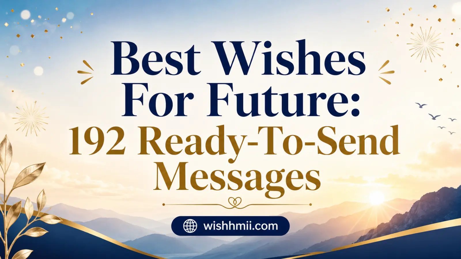 Best Wishes For Future: 192 Ready-To-Send Messages