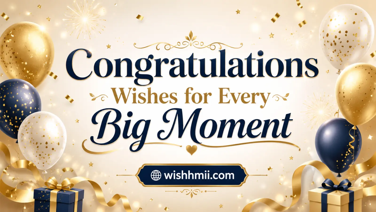 Congratulations Wishes for Every Big Moment