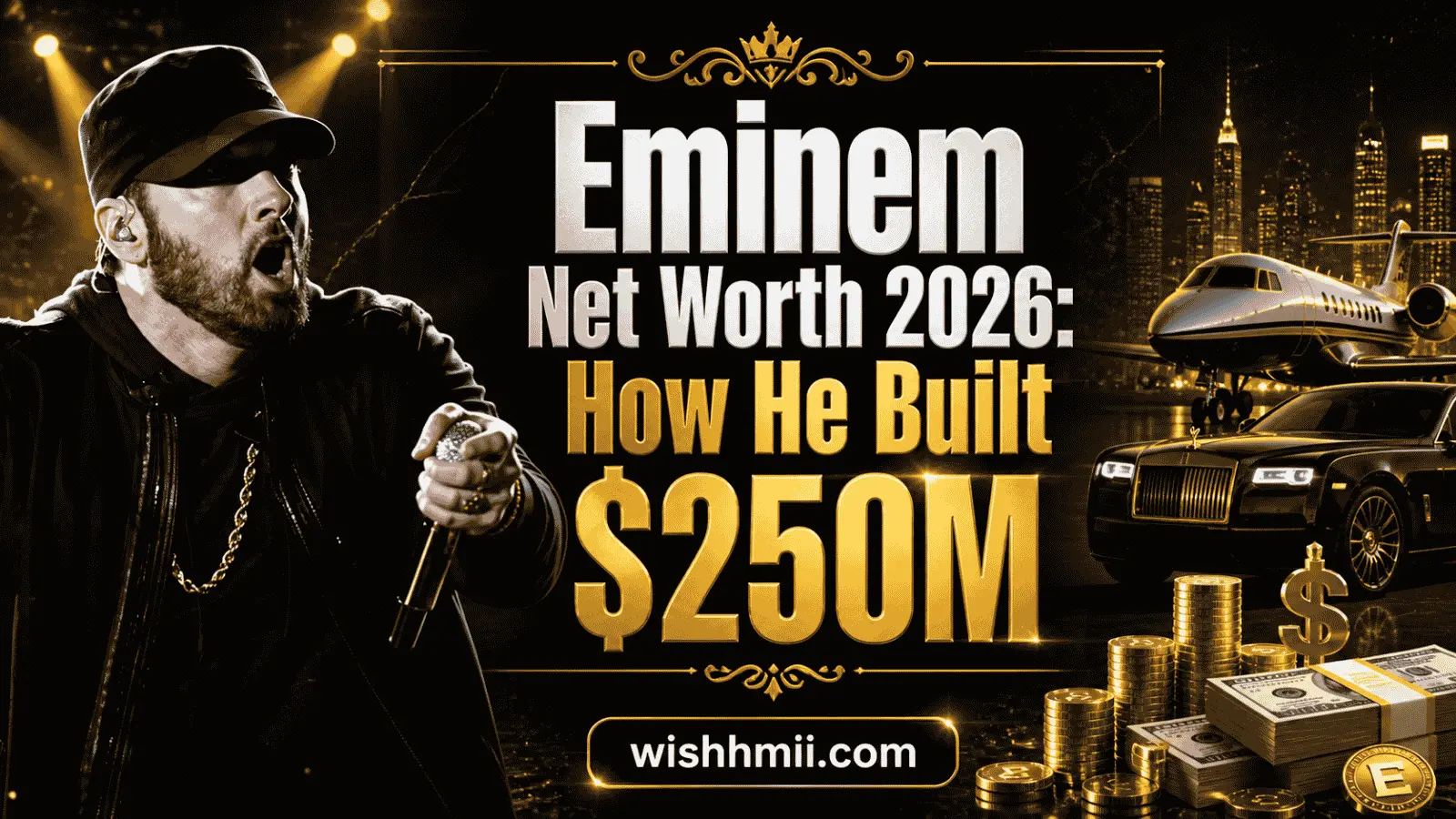 Eminem Net Worth 2026: How He Built $250M
